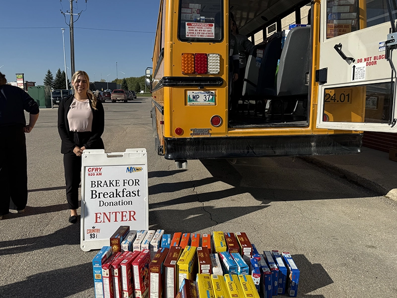 Brake for Breakfast continues Friday with cereal and cash donations
